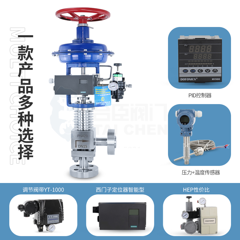 TCZ-ZDLS气动角型调节阀